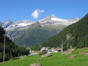 Il bel paesino di Chiareggio