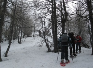 In salita verso la cima