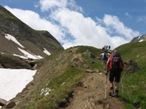 Lungo il sentiero che porta al rifugio Mores